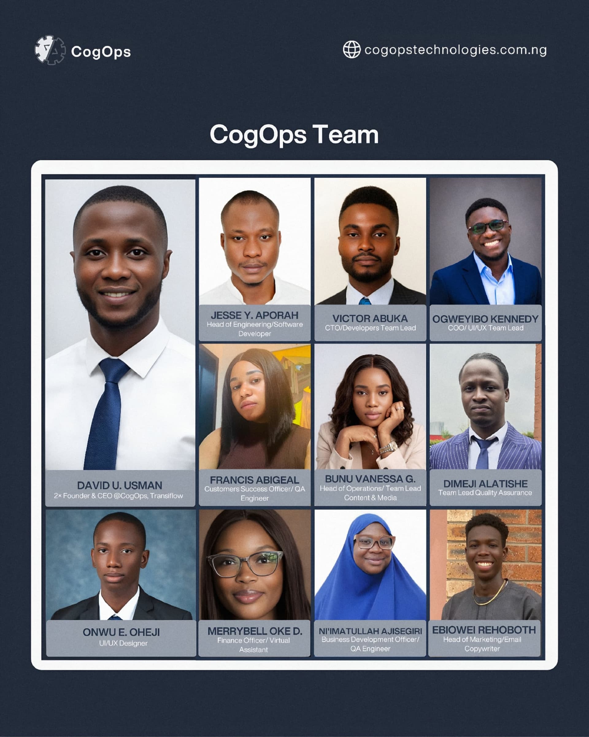 CogOps Leadership Team